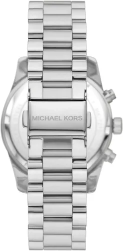 Vista 3 de Michael Kors Reloj de pulsera Lexington para mujer, plateado Glitz, MK7277 - Reloj cronógrafo Lexington Lux