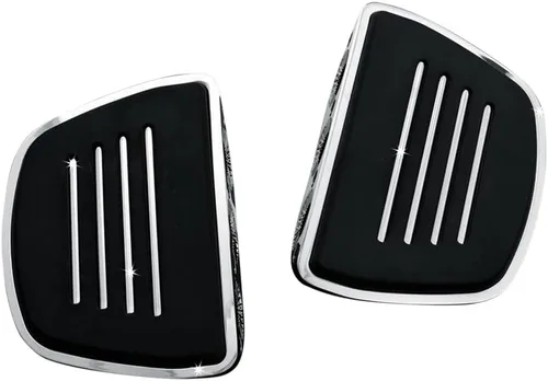 Vista 9 de Kuryakyn 4392 Componente de control de pie de motocicleta: pedales premium mini con adaptadores de montura masculina, cromado, 1 par