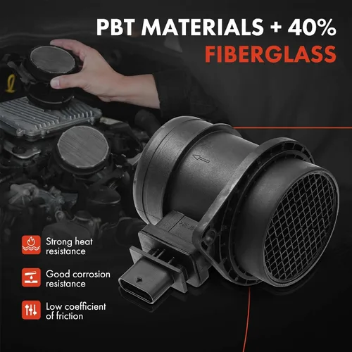Vista 3 de A-Premium Conjunto de sensor de flujo de aire masivo [5 pines, L4 1.6L] MAF compatible con Mini Cooper 2007-2011