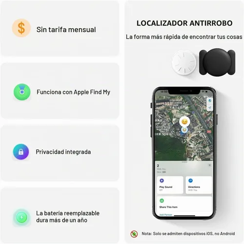 Vista 5 de Mini rastreador GPS para vehículos sin tarifa mensual, rastreador de automóvil GPS, rastreador de automóvil oculto con funda magnética, rastreador