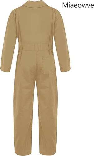 Vista 2 de Disfraz de mecánico para niños, traje de vuelo para fiesta de cumpleaños, Halloween, cosplay
