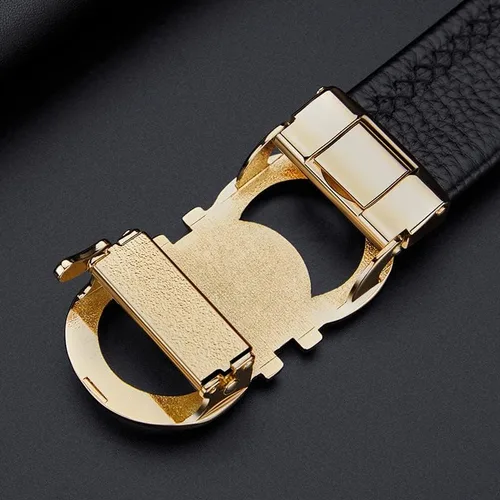 Vista 7 de VANNANBA Ratchet Leather Belt for MenFashion Belt Men Automatic Bucklewith Elegant Gift Box