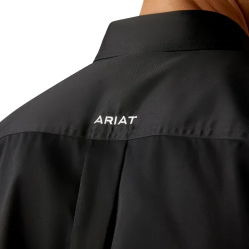 Vista 5 de ARIAT Mens Mexico Team Logo Twill Classic Fit Shirt Casual Casual - Black