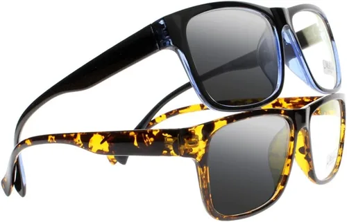 Vista 2 de Transition Photocromic TR90 - Gafas de lectura flexibles Geek Nerd UV400