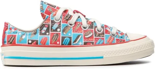 Vista 2 de Converse Youth Chuck 70 Ox Frozen Treats Soft RedBaltic BlueEgret A00519F