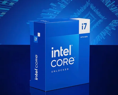 Vista 7 de Intel® Core™ i7-14700K Nuevo procesador de escritorio para juegos de 20 núcleos (8 núcleos P + 12 núcleos E) con gráficos integrados - Desbloqueado