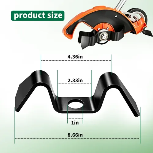 Vista 3 de Cuchilla de bordeadora de cama 4180 710 6001 compatible con Stihl Edger 4150-2