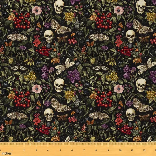 Vista 18 de Feelyou Tela de Tapicería Geométrica, Tela Rectangular Moderna Roja y Gris por Yarda, Abstracta, Impermeable, 1 Yarda, 36" x 58