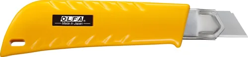 Vista 2 de OLFA 18mm Cuchillo multiusos de alta resistencia (L-1) - Cuchillo de corte de profundidad personalizada multiusos con mango ergonómico y cuchilla