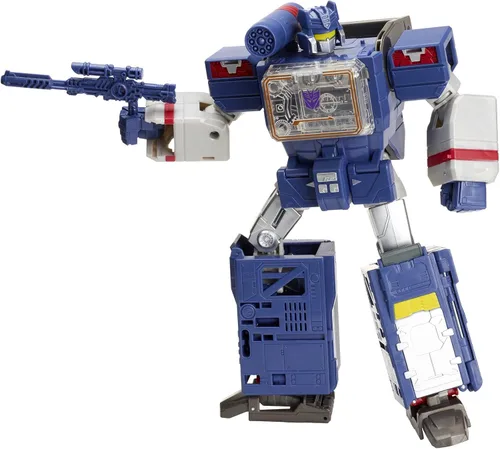 Vista 6 de Soundwave y soundblaster de Transformers Generations Titans Return