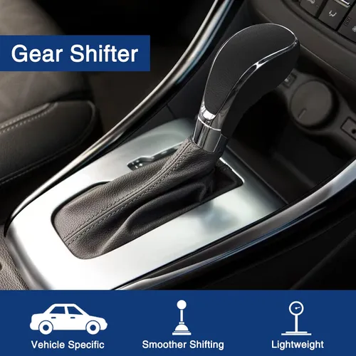 Vista 2 de Pomo para palanca de cambios de coche compatible con Buick Verano 2012-2017, color negro