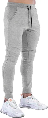 Vista 2 de Wangdo Pantalones deportivos ajustados para hombre, pantalones deportivos cónicos para entrenamiento, pantalones deportivos casuales para correr