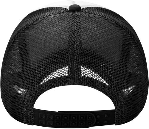 Vista 5 de Nobody Cares Work Harder Trucker Hat Gorra de béisbol para mujeres y hombres, sombrero de papá, sombrero de vaquero de golf, sombreros de sol