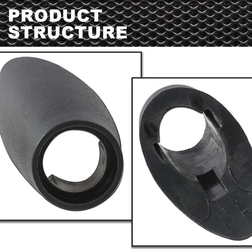 Vista 5 de CROSSDESIGN Bisel de base de montaje de antena de radio compatible con Dodge Ram 1994-2002 1500 2500 3500 56043018
