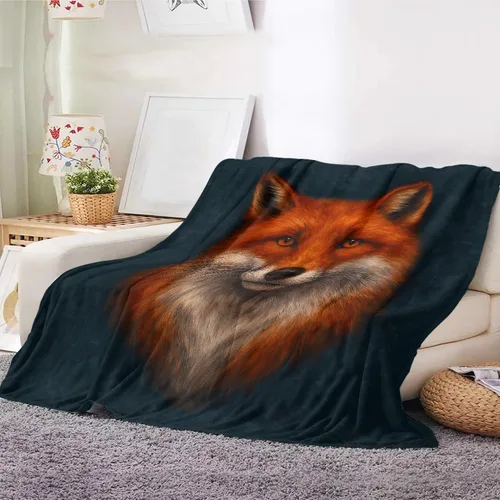 Vista 9 de Manta de zorro (Fox 01, 40 x 50 pulgadas)