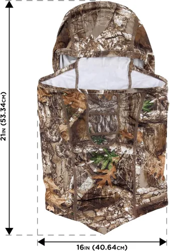 Vista 2 de Allen Company Vanish Stretch Fit Camouflage Balaclava, Camo Hunting Face Cover