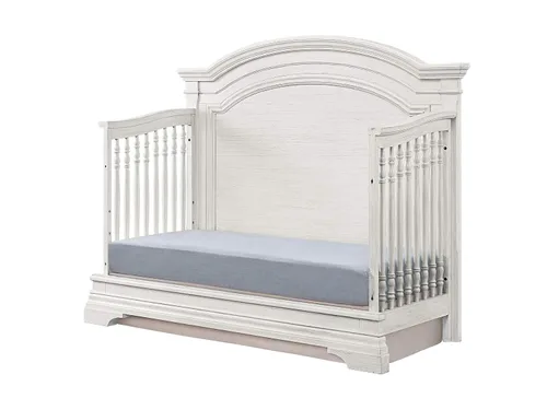 Vista 6 de Westwood Design Cuna convertible 4 en 1 con paneles arcos, Olivia, blanco cepillado