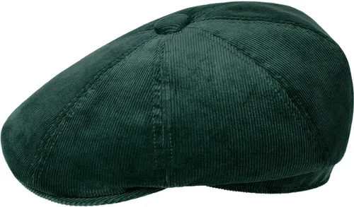 Vista 10 de Kangol Sombrero Hawker Cord - BlackBerry/XL Newsboy Negro