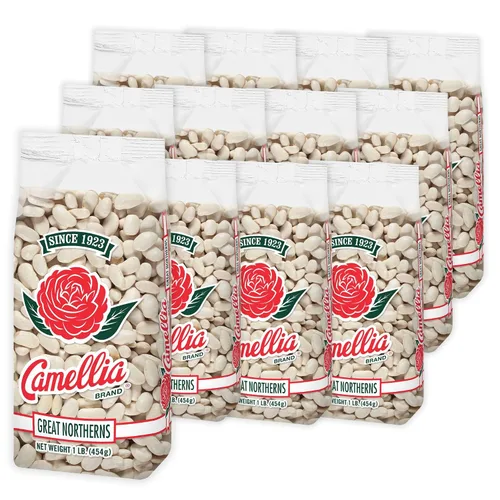 Vista 10 de Marca Camellia. - Frijol alubia, 1 libra (paquete de 2).