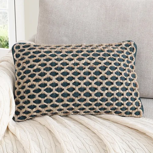 Vista 29 de Boho Living Jada - Funda decorativa para almohada, incluye acento, diseño tejido premium, decoración para sala de estar, (2) funda de almohada de 20