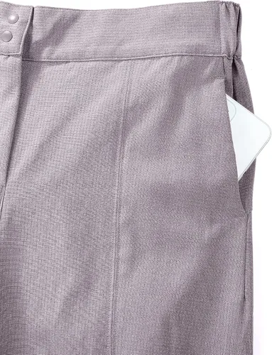 Vista 4 de CRZ YOGA Pantalones de entrenamiento ligeros y transpirables para mujer, con cremallera, cintura alta, elásticos con cierre de botón