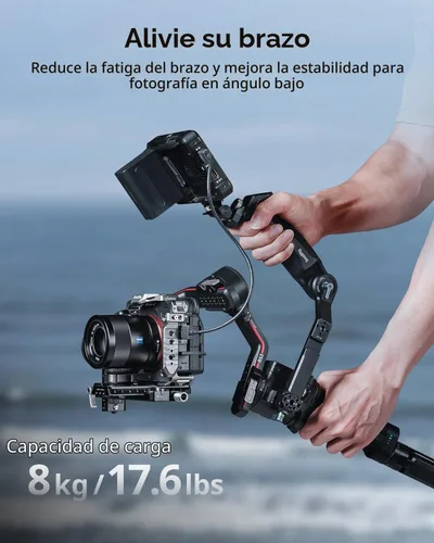 Vista 5 de SmallRig Mango Eslinga Empuñadura de Cardán para DJI RS 2 / RSC 2 / RS 3 / RS 3 Pro/RS 3 Mini/RS 4 / RS 4 Pro/RS 4 Mini, Empuñadura Ajustable
