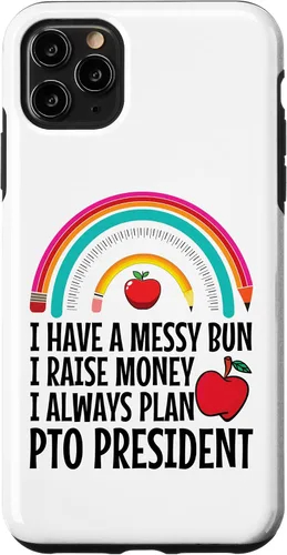 Vista 11 de iPhone 15 Parent Teacher Organization Crew PTO President Appreciaton Case