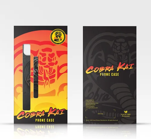 Vista 7 de Head Case Designs Funda de gel suave con licencia oficial de Cobra Kai Eagle Fang Logo Key Art compatible con Apple iPhone 7 Plus/iPhone 8 Plus
