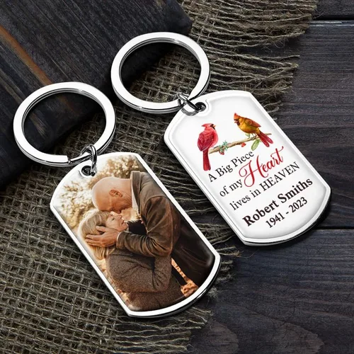 Vista 3 de Pawfect House Llaveros personalizados, regalos conmemorativos para la pérdida de la madre, regalos de condolencia por la pérdida de un ser querido