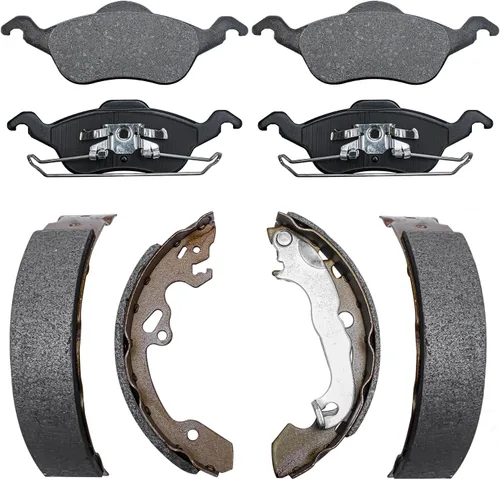 Vista 58 de Detroit Axle - Pastillas de Freno Delantero para Nissan Altima Maxima Sentra 350Z Cube Juke Versa INFINITI G35 I30 I35 Suzuki SX4 Crossover
