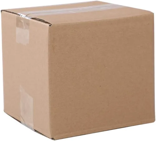Vista 2 de Savins gt1-ZJ 100 Cajas de papel corrugado 4x4x4"(3.9x3.9x3.9 in)Amarillo