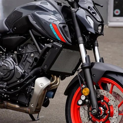 Vista 5 de Accesorios de motocicleta Cubiertas laterales de radiador Protector de rejilla de radiador para MT 07 MT07 FZ 07 FZ07 2018 2019 2020 2021