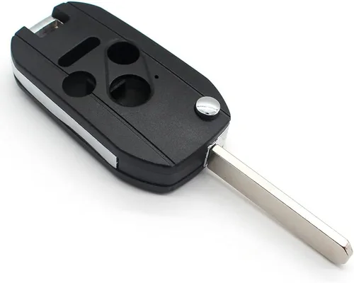 Vista 3 de Funda para llaves de coche con 4 botones, plegable y compatible con Honda Civic Accord CRV Fit Pilot