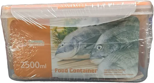 Vista 3 de Uniware 3pc microondas seguro grande rectángulo hermético recipiente de alimentos con silicona 400,1200, 84.5 fl oz [7503]
