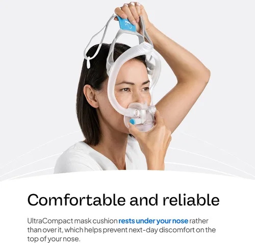Vista 4 de ResMed AirFit F30i - Cojín de repuesto de cara completa, tamaño pequeño