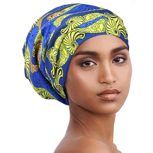 Vista 16 de Alnorm - Gorro con forro de satén y suave banda elástica para hombres y mujeres, talla única Se ajusta a la mayoría