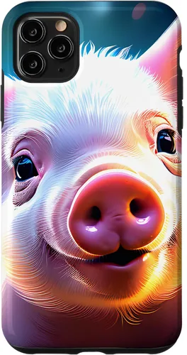 Vista 11 de Funda de cerdo artístico para iPhone 15