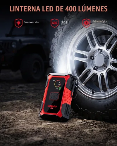 Vista 6 de GOOLOO A3 Pro 12V 3000A Arrancador portátil del salto del coche