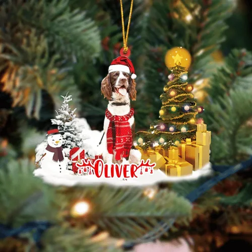Vista 70 de NAZENTI Adorno personalizado de gato abisinio con árbol de pino, adorno de Navidad personalizado para perros amantes de las mascotas, colgante
