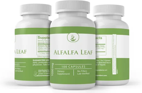 Vista 4 de Pure Original Ingredients Hoja de alfalfa, (100 cápsulas) siempre pura, sin aditivos ni rellenos, verificada por laboratorio