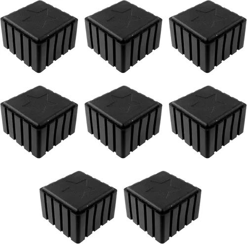 Vista 15 de Mcredy - Tapas para patas de silla, protector de patas de mesa, tamaño interior, 1-1/2 pulgadas x 1-1/2 pulgadas, para patas de muebles cuadradas