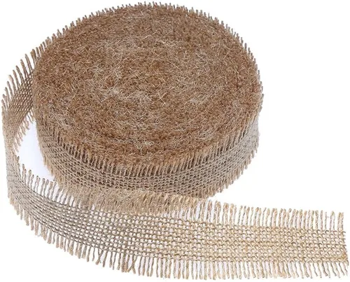 Vista 3 de Cinta de arpillera natural, 1-1/2" X 10Yd