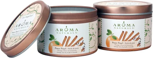 Vista 8 de Aroma Naturals Tin Candle - Aceite esencial de lavanda con aroma de soja natural, tranquilidad, 2