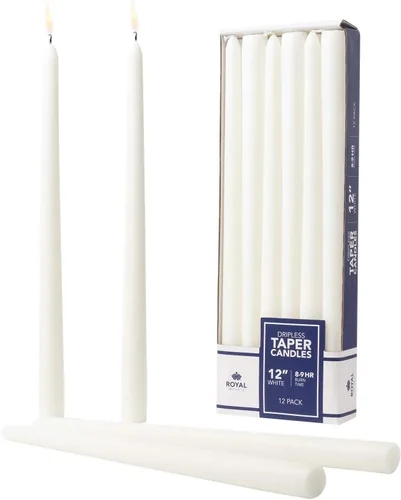 Vista 20 de Royal Imports Velas cónicas sin perfume, elegantes de calidad premium, sin goteo y sin humo, velas de cena sumergidas a mano para bodas, vacaciones