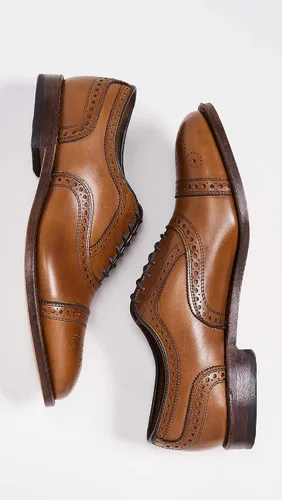 Vista 4 de Allen Edmonds Men's Strand Suede Cap Toe Oxford