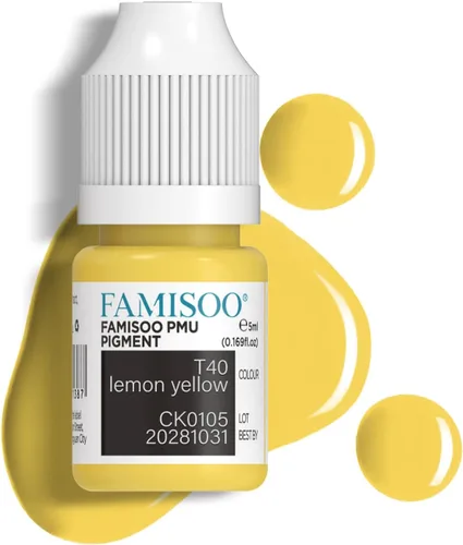 Vista 2 de PMU - Pigmento para labios 0.169 fl. oz/5 ml, tinta de tatuaje profesional para labios de larga duración, microblading, maquillaje permanente