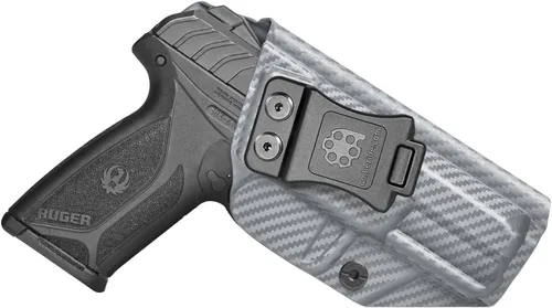 Vista 13 de Amberide IWB Kydex Holster for Ruger Security-9, Concealed Carry, No Optic/No Laser, Adjustable Cant, Posi-Click Retention, Made in USA