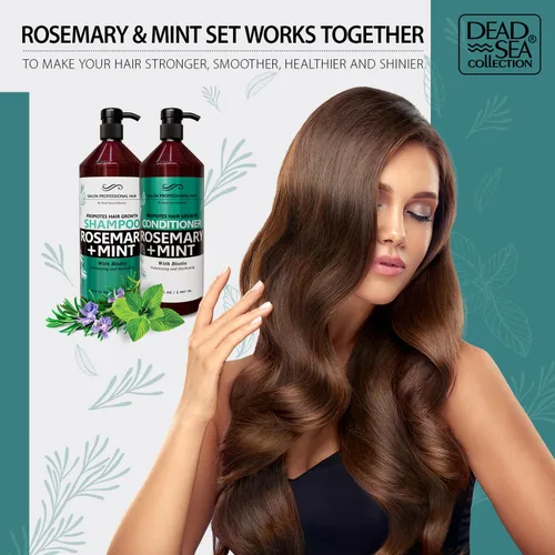 Vista 9 de Set de champú y acondicionador Dead Sea Collection con aceite de argán – Productos hidratantes y suavizantes para el cabello con minerales del Mar