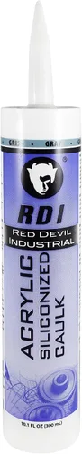 Vista 11 de Red Devil 08462I RD Pro Sellador acrílico siliconizado de grado de construcción, 10.1 onzas, almendra