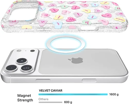 Vista 941 de VELVET CAVIAR Funda para iPhone 15, compatible con MagSafe, probada contra caídas de 10 pies, fundas protectoras de diseño, leopardo color rosa